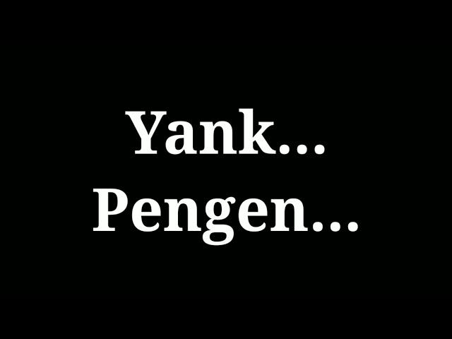 Yank aku lagi pengen | Asmr Kesepian