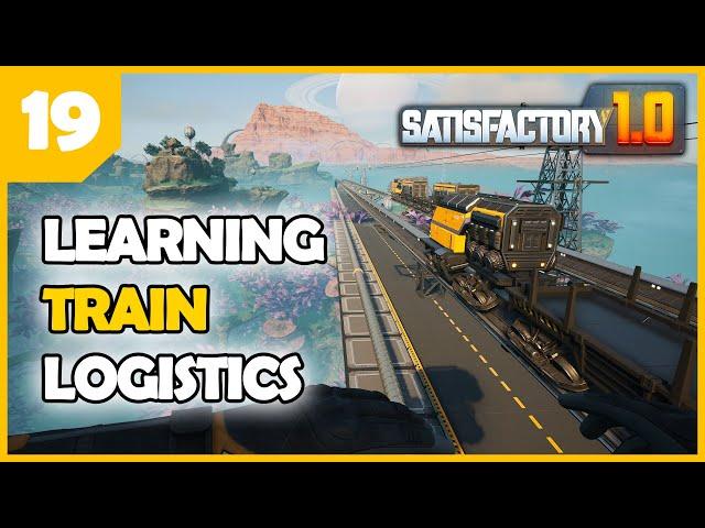 Transporting oil products via TRAIN - Satisfactory 1.0 EP19