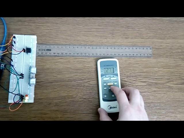 Arduino with ultrasonic sensor (HC-SR04), LEDs and buzzer