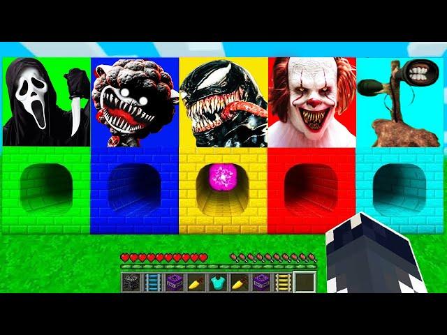 NE CHOISISSEZ PAS LE MAUVAIS TUNNEL SPÉCIAL HALLOWEEN SUR MINECRAFT !