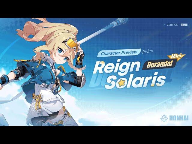 Durandal's New S-rank Battlesuit Reign Solaris Preview - Honkai Impact 3rd