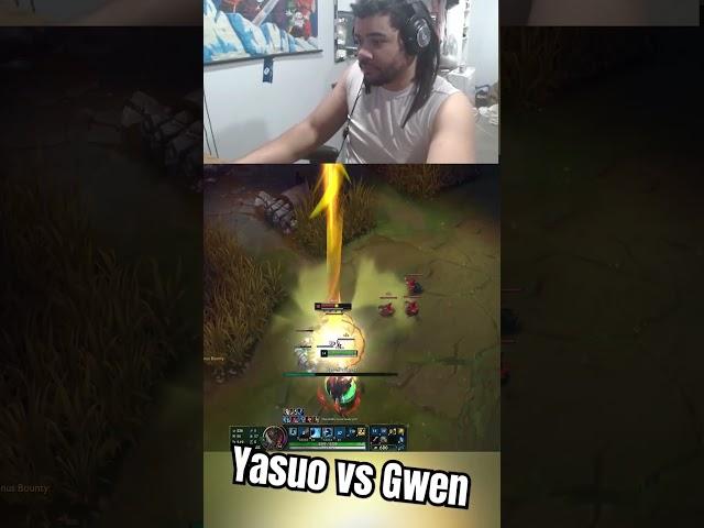 yasuo top vs Gwen #gaming #leagueoflegends #shorts #gamingshorts