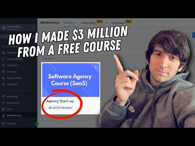 GoHighLevel Course Creation Tutorial! How to Build Courses inside of GoHighLevel! FREE COURSE!