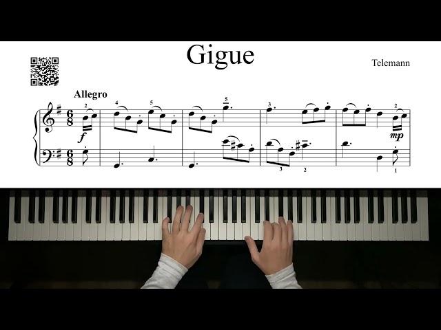 Telemann - Gigue - 1,402pts