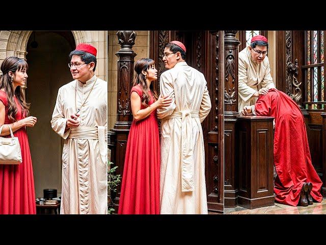 Luis Antonio Tagle Didn't Know A Camera Was Watching Him, What He Did Next Will Shock You!