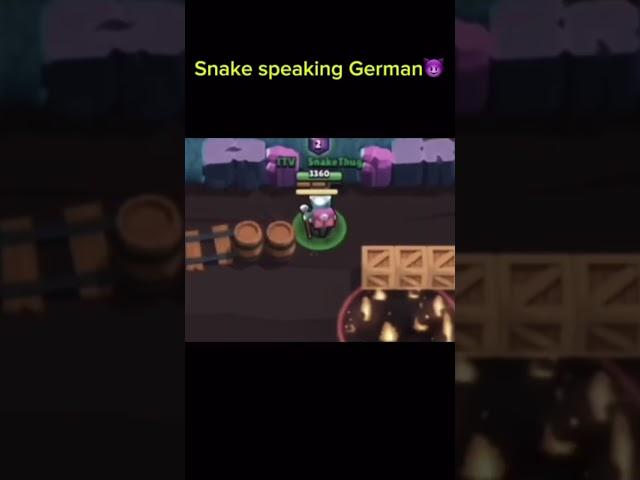 When Snake is speaking German…|#brawlstars #gaming | SnakeThug Edit