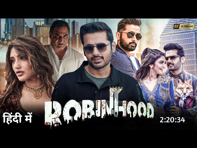 Robinhood 2024 Full Movie Hindi Dubbed Latest South Update|Nithin & Sree Leela|GV Prakash