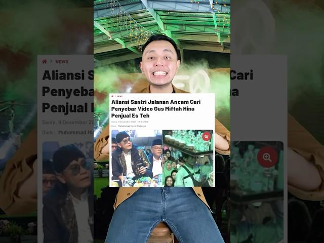 Aliansi Santri Jalanan cari penyebar video Gus Miftah pertama? Emangnya siapa? #shorts