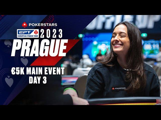 EPT Prague 2023: €5K Main Event - Day 3 Livestream ️ PokerStars