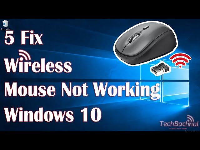 Wireless Mouse Not Working Windows 10 - 5 Fix in 3:21 Mints