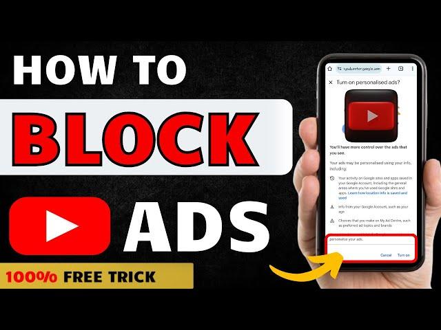 HOW TO STOP YOUTUBE ADS PERMANENTLY  (100% GUARANTEE)