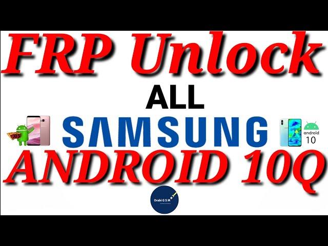 All Galaxy Android 10 FRP Unlock/Google Account Bypass WITHOUT PC-APP NOT INSTALLED FIXED-SUPER EASY