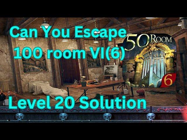 Can you escape the 100 room VI Level 20 Solution