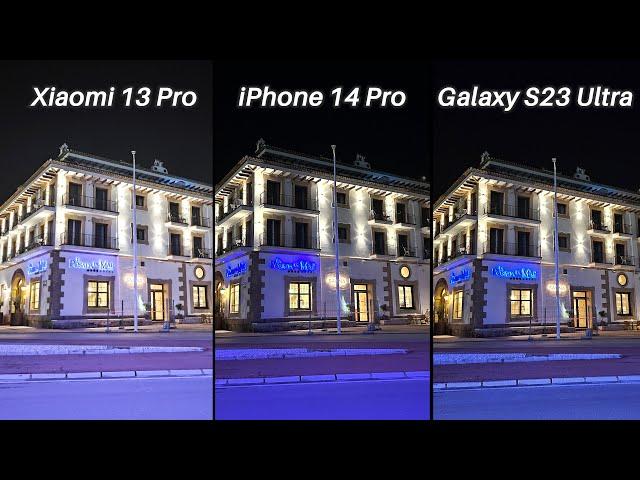 Xiaomi 13 Pro Vs Galaxy S23 Ultra Vs iPhone 14 Pro Camera Comparison