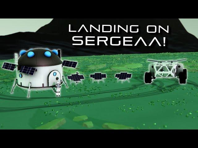 The Mysterious Green Planet... How To Land On Sergeaa!