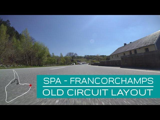 Spa Francorchamps old F1 circuit layout onboard (Lucien Bianchi) (Eng Subs)