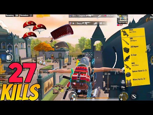Solo 27 Kills 3.8 Update | Best Leading PUBG| PUBG Gameplay | 3.8 Update Gameplay @RAVENxZESTER