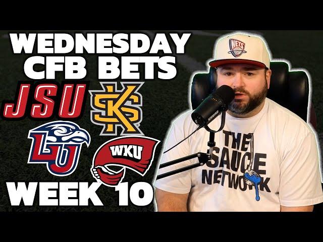 Wednesday CFB Bets Week 10 - College Football Picks With Kyle Kirms