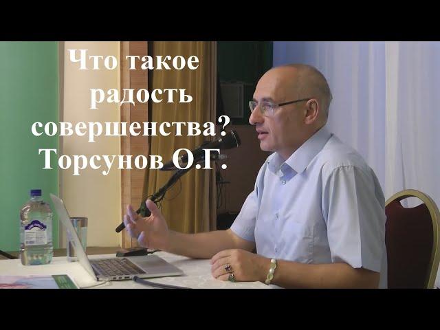 Что такое радость совершенства? Торсунов О.Г.