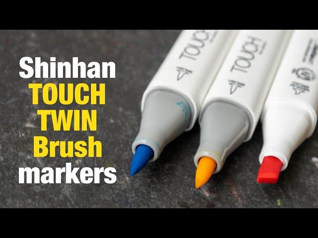 Shinhan TOUCH TWIN Brush Markers (review)