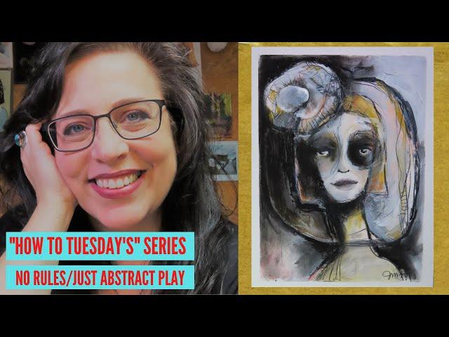 THIS WEK'S #HOWTOTUESDAYS LESSON IS ON PRACTICING THE NO RULES, RULE!! JUST ABSTRACT PLAY