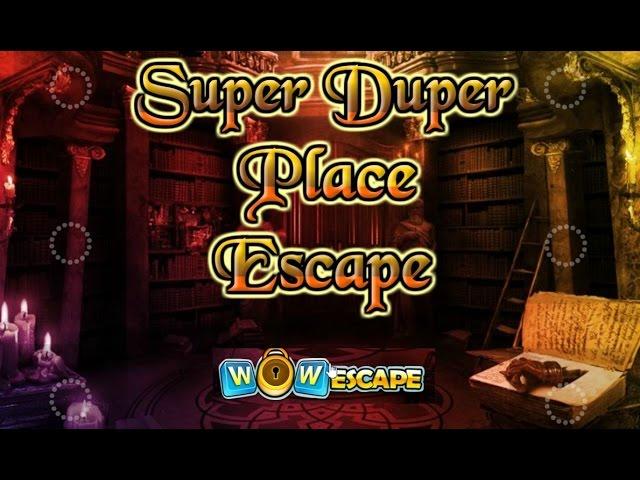 Super Duper Place Escape walkthrough Wow...