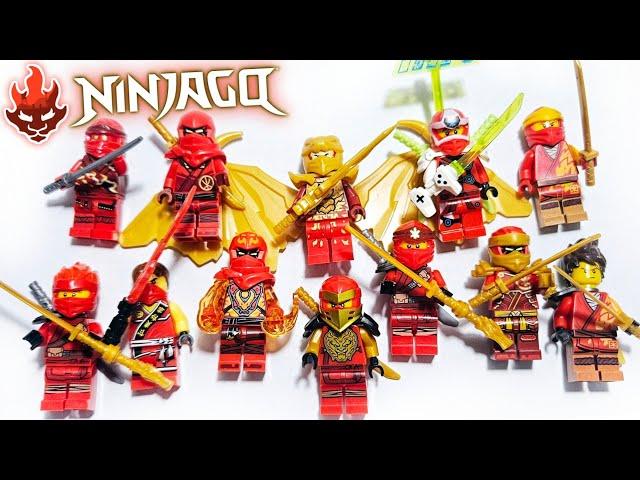 Every Kai Minifigure That I have | Lego Ninjago | Lego Unofficial Minifigures