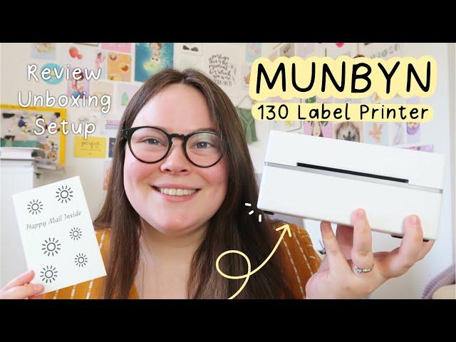 Munbyn 130 Label Printer  Unboxing + Review - printer set up | Shipping Label Printer