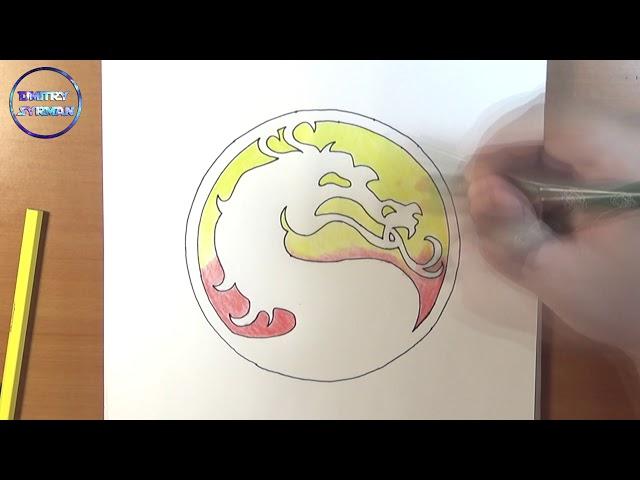 Drawing Mortal Kombat, Мортал Комбат Лого