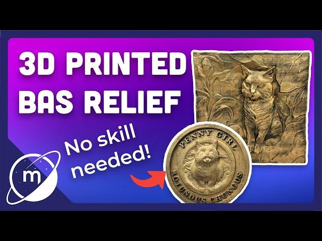 How to 3D model a bas relief without ZBrush