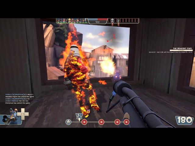 Team Fortress 2 Pyro Gameplay