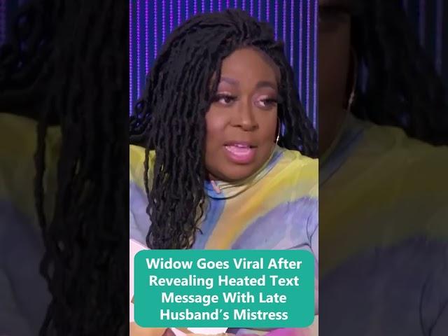 Widow Goes Viral After Revealing Heated Text Message With Late Husband’s Mistress