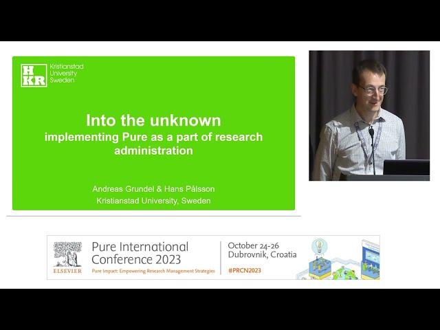 Into the unknown: implementing Pure as a part of research administration | #PRCN2023