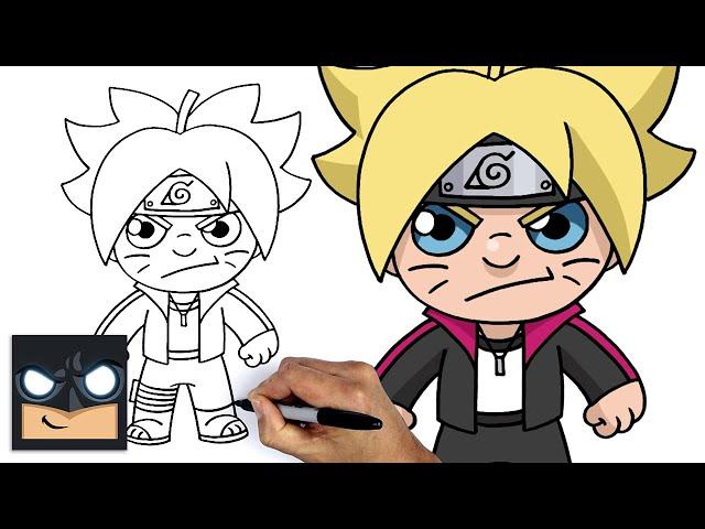 How To Draw Boruto | Step by Step Tutorial