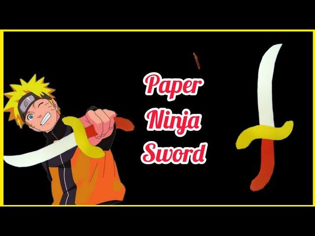 How to make paper Sword | Origami ninja Sword | craft with Hussain