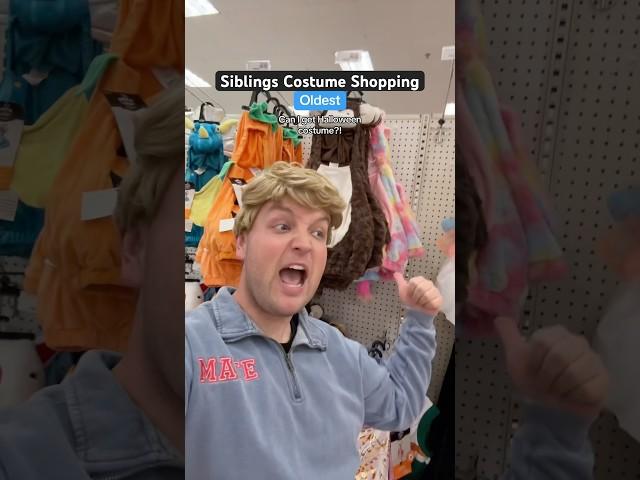 Siblings Costume Shopping!