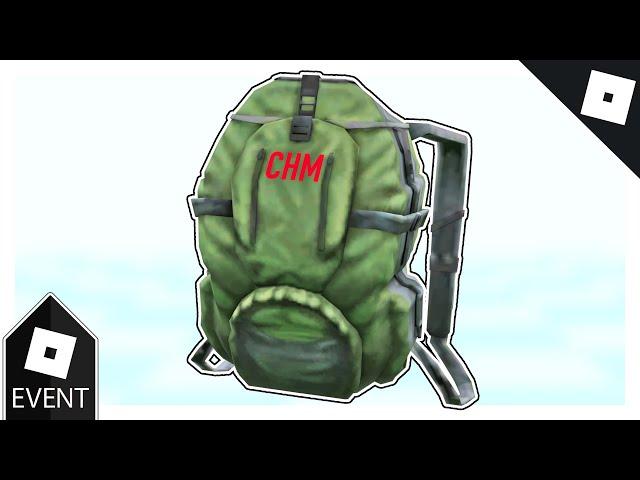 [EVENT] How to get the CHM CAMPING BACKPACK in TECHQUEST | Roblox