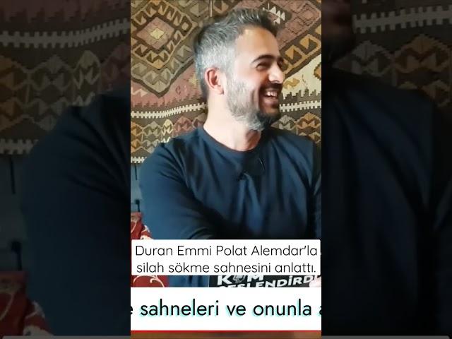 Duran Emmi Polat Alemdar'la silah sökme sahnesini anlattı. #shorts