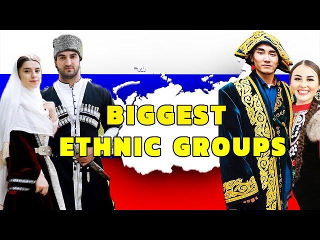 Top 10 Largest Nations in RUSSIA // Ethnic Group