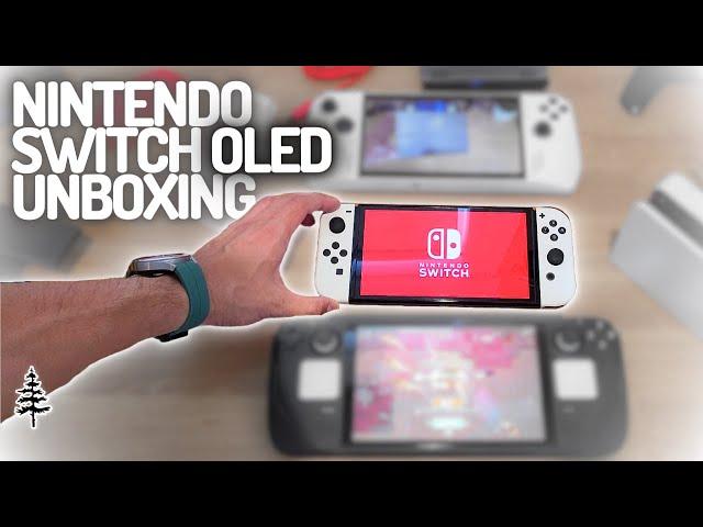 Nintendo Switch OLED White Joy-Con Unboxing