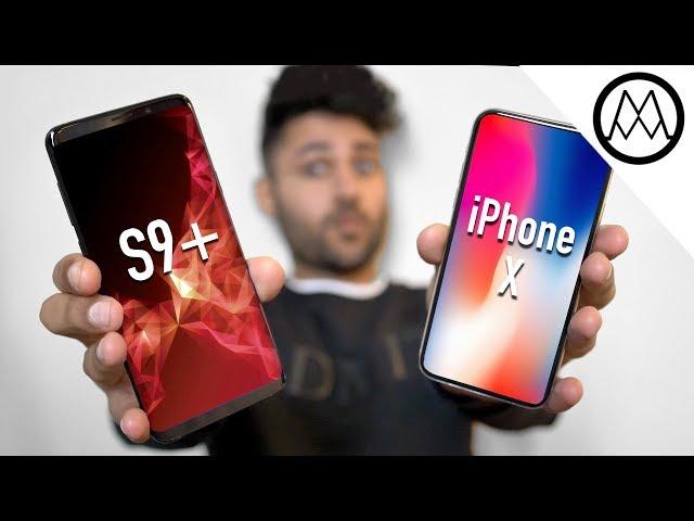 Samsung Galaxy S9 Plus vs iPhone X