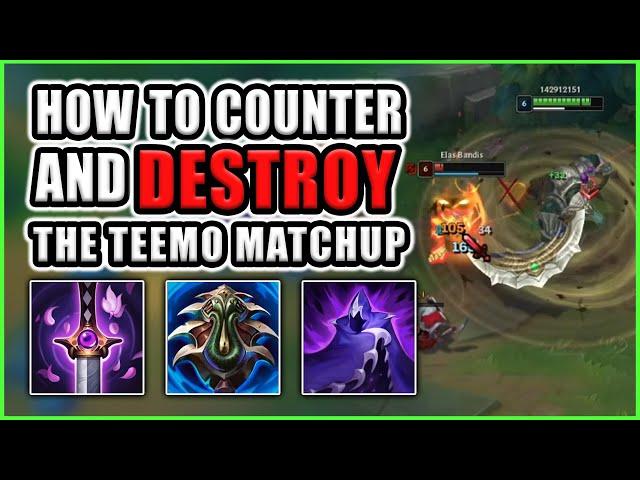 How To Counter And DESTROY Teemo | Renekton Vs Teemo | Commentary #10