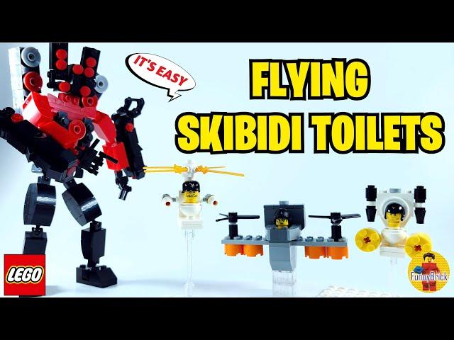 FLYING SKIBIDI TOILETS || EASY LEGO MODELS