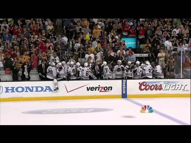 Blackhawks score twice in 17 seconds to win Stanley Cup