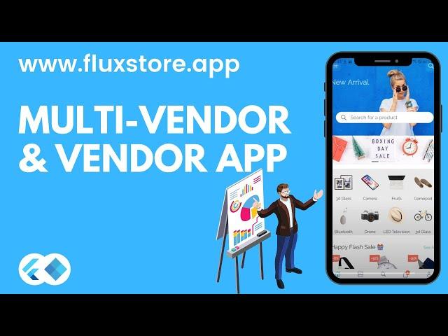 Merge FluxStore Manager into FluxStore Multi Vendors app - Preview (Flutter E-Commerce App) #Shorts