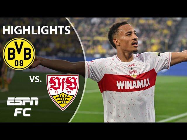 Borussia Dortmund vs. VfB Stuttgart | Bundesliga Highlights | ESPN FC