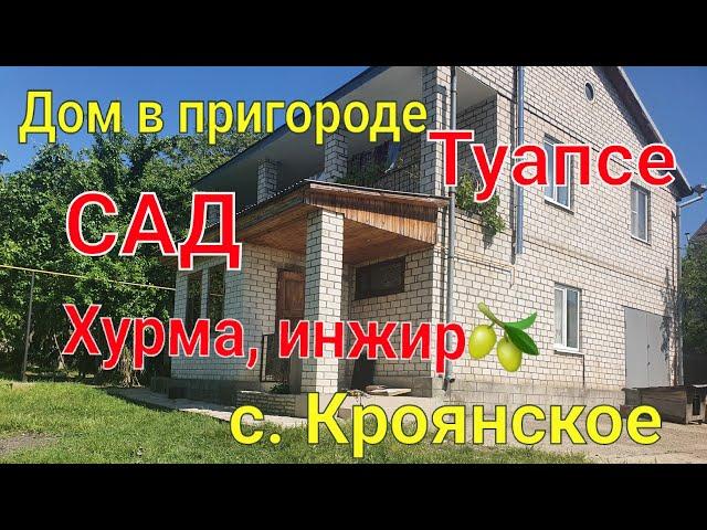 Дом в пригороде  Туапсе/ Сад: хурма, иижир 🫒/ с. Кроянское / До береговой линии 3,5 км.