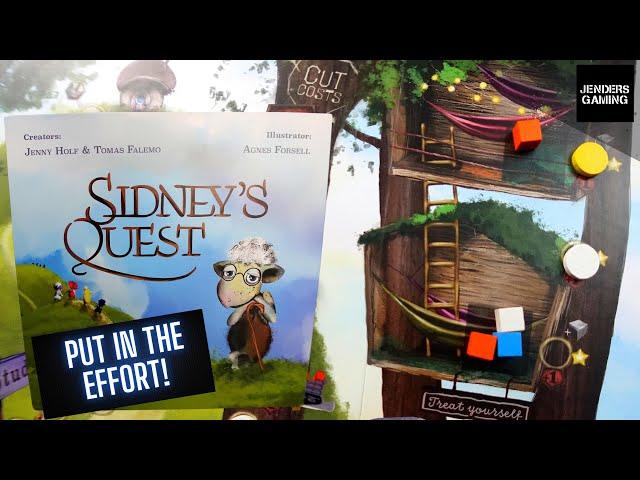 How to play the board game Sidney´s Quest