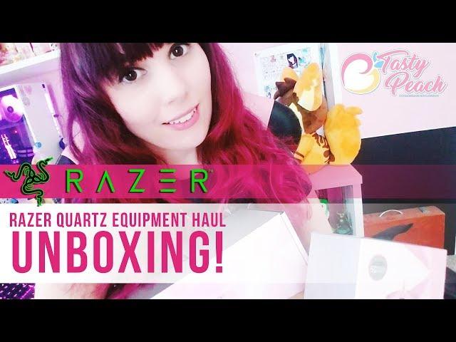 Razer Quartz Gear Unboxing - Cute Pink Streaming & Gaming Gear!