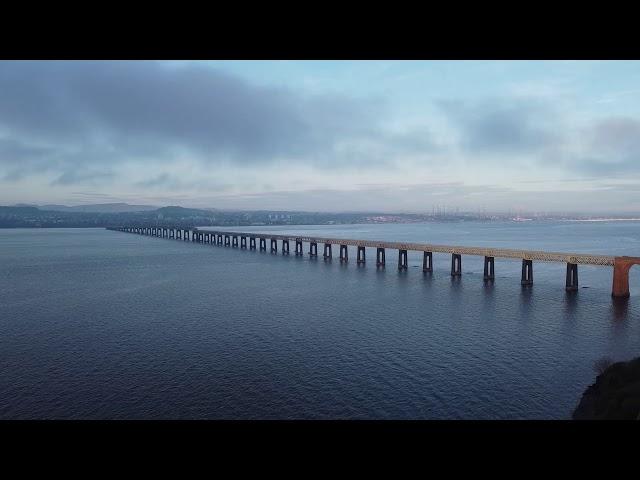 DJI Mini 2 Wormit/Dundee railroad bridge.